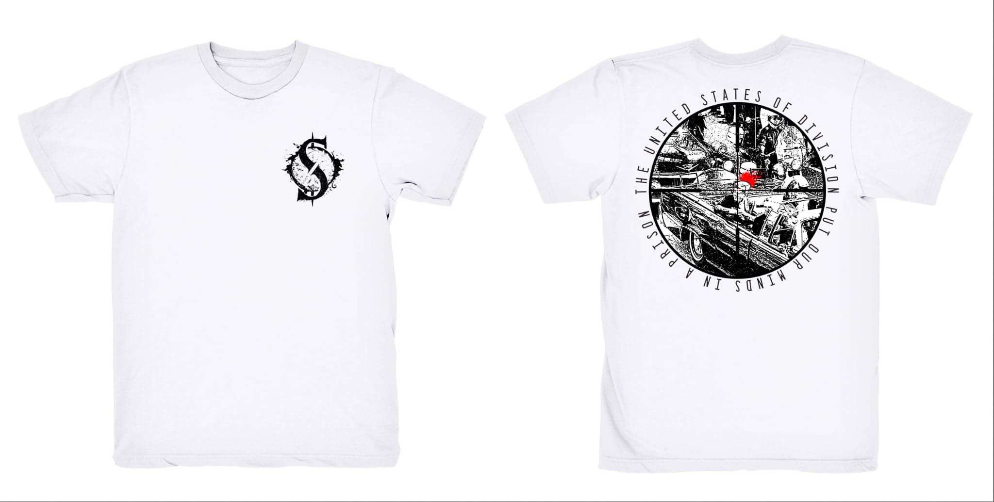 seditions america's dream tee, front and back